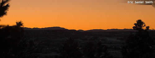 sunset mountains december parker coloradodouglascounty