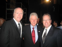 President Clinton with Congressman Crowley and Sean Crowley