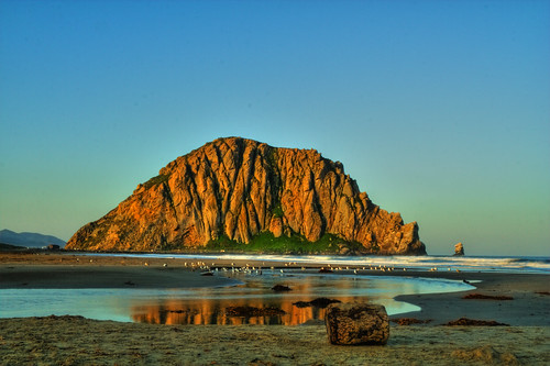 ocean beach sunrise morrobay volcanic morrobaykitefestival thepebble rubyphotographer