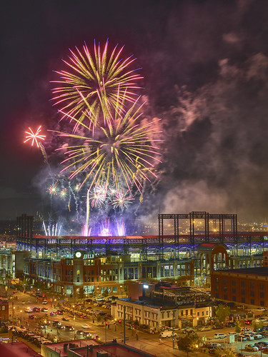 denver colorado coorsfield misccityview captureone phaseone iq3100 100mpclub xf fireworks action entertainment events event games sportsrecreation sports teamsports baseball night rockies coloradorockies usa