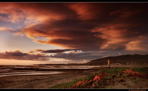 ocean california sunset storm beach water canon sand rocks pacific ventura tamron1750mm
