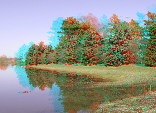 water river stereoscopic stereophoto 3d spring flood anaglyph iowa ia anaglyphs correctionville redcyan 3dimages 3dimage 3dphoto 3dphotos 3dpictures 3dpicture