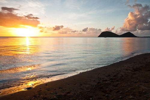 sunset beach clouds caribbean dominica caribbeansea westindies cabrits caribbeanisland rossuniversity rossuniversityschoolofmedicine