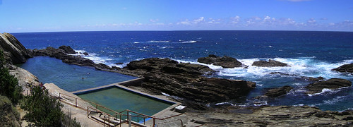 panorama seascape water pool