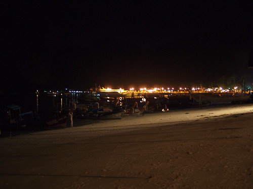 Koh Phi Phi Don pier at night