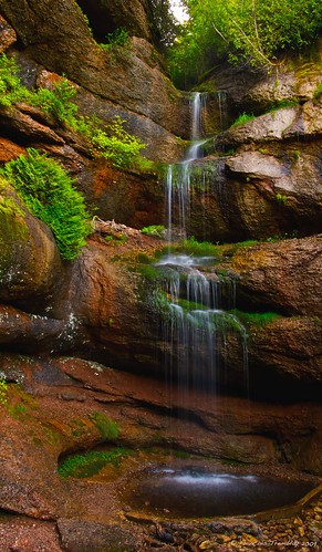 canada nature waterfall quebec québec percé