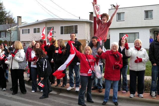 Vancouver 2010 Torch Relay in Delta & Surrey