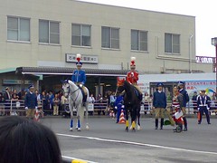 Mounted police officers