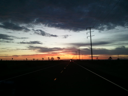 california road morning usa colors clouds sunrise unitedstates desert september lancaster antelopevalley 2010