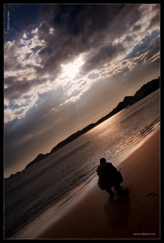 sunset sea cold beach spring sand galicia riasbaixas melide cabohome costadelavela