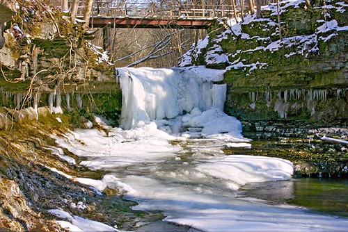 waterfall antiochcollege birchcreek icywaterfalls glenhelennaturepreserve ohiowaterfalls snowywaterfalls