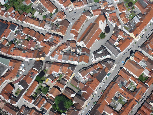 city germany bayern deutschland bavaria d aerialview stadt innenstadt kf luftbild airview schwaben kaufbeuren aerialpicture airpicture fliegerhorst 3052010