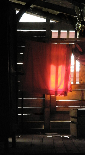 monk's quarters in Laos