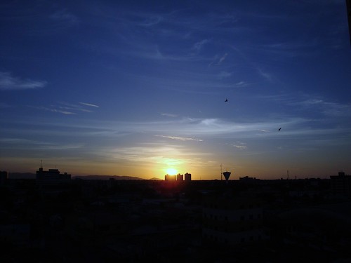 blue sunset sky cloud sun building bird fotosencadenadas brasil night cityscape clear correntedefotos sooc arimm dscw150
