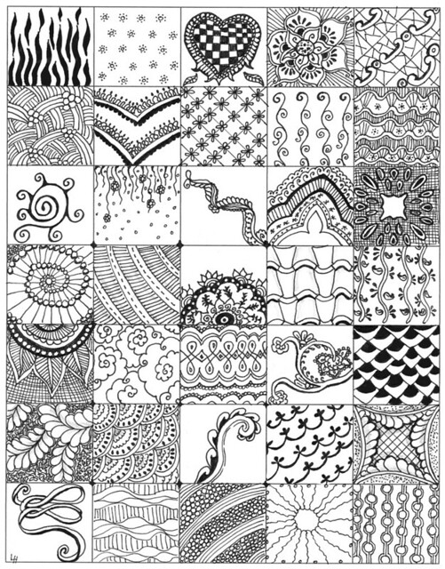 Zentangle Samplers - a gallery on Flickr