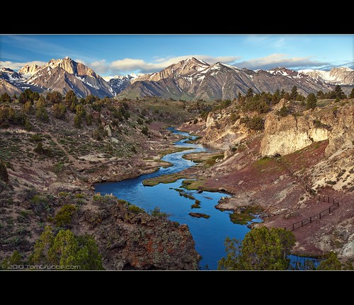 california creek sunrise river landscape scenic sierras mammothlakes geothermal hotsprings easternsierras hotcreek