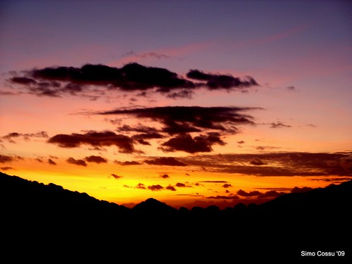 sardegna sunset sky mountains clouds montagne tramonto nuvole sardinia villasimius cielo cagliari 2010