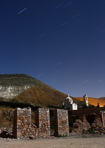 landscape mexico cementerio kitlens iglesia paisaje ruinas estrellas nocturna panteon startrails realdecatorce sanluispotosi efs1855mmf3556is canoneosrebelxsi