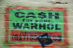 Modica Way: 'CA$H for your Warhol'