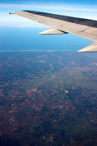 water plane landscape aerial