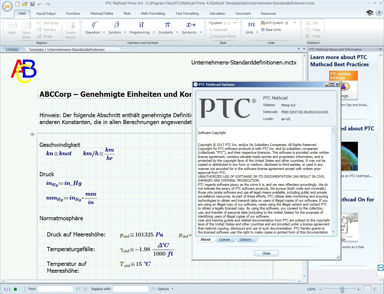working with PTC Mathcad Prime 4.0 F000 full crack