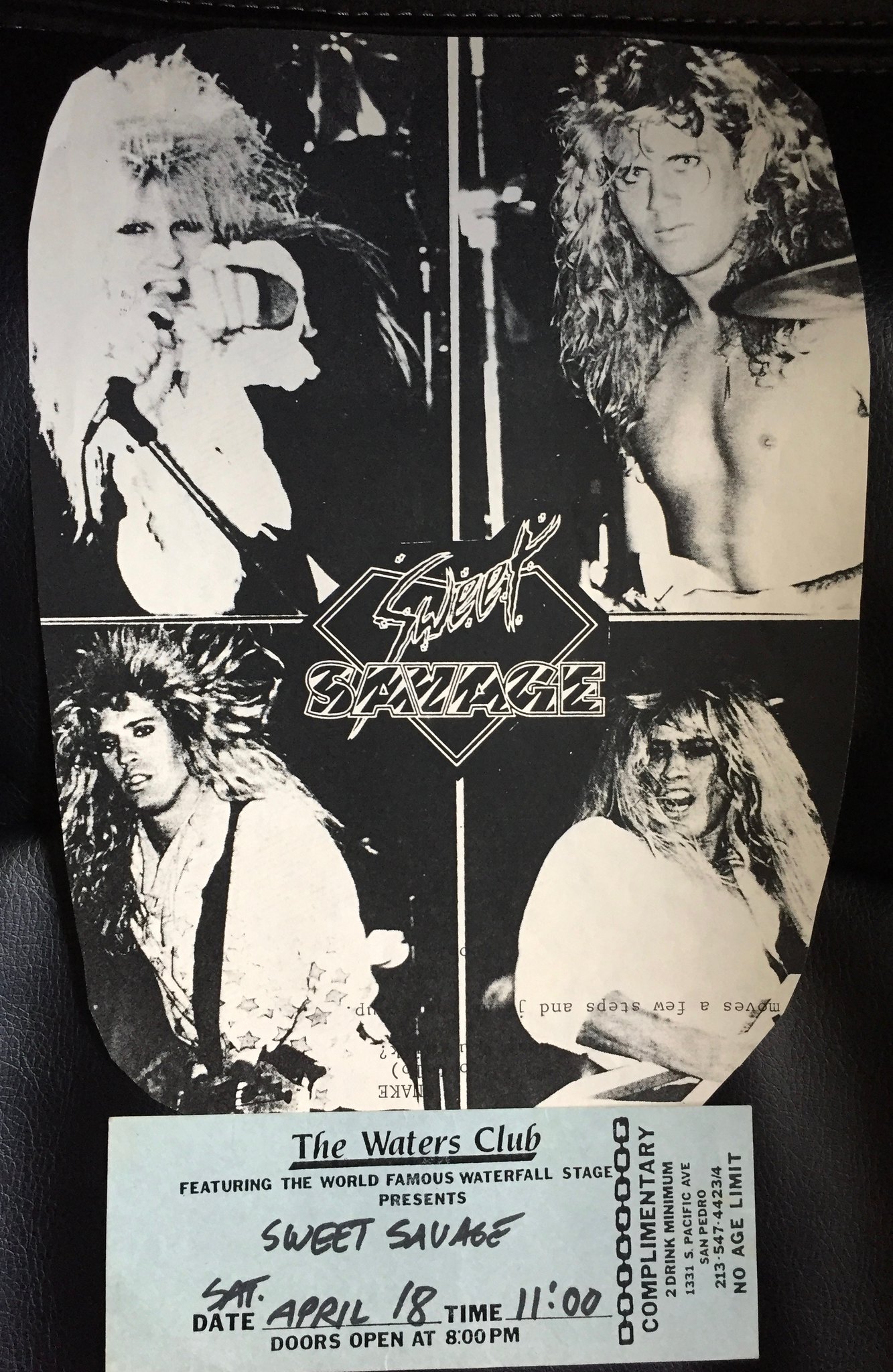 1980s LA Band Flyers