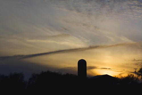 sunset sky clouds barn rural nc farm northcarolina silo lincolncounty davidhopkinsphotography ncpedia