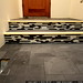 stairway tile detail in remodel