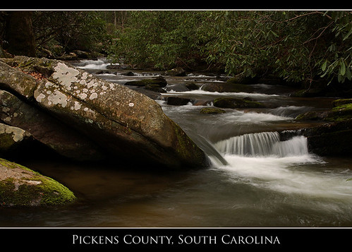 usa sc water creek stream southcarolina cascade pickenscounty