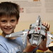 nick with emperor palpatine's shuttle   a birthday lego kit