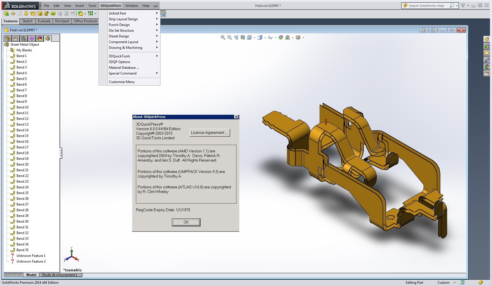 Design with 3DQuickPress v6.0.0 for SolidWorks 2011-2016 full