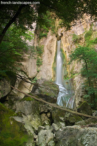 france river french landscape waterfall stream europe scenic cascade hautesavoie