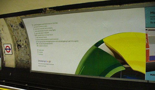 euston google chrome poster advert