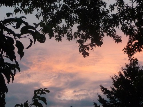 pink sunset orange west june clouds evening spring dusk belmont michigan saturday