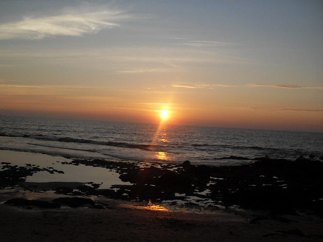 Sunset at Anjuna Beach