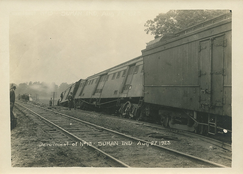 Derailment of Train No. 13, Baltimore &amp; Ohio Railroad, August 27, 1923 - Suman, Indiana