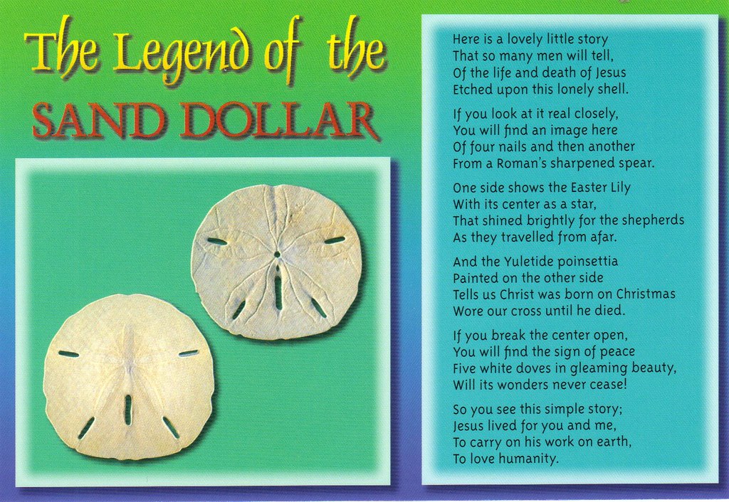 Legend of the Sand Dollar postcard available a photo on Flickriver