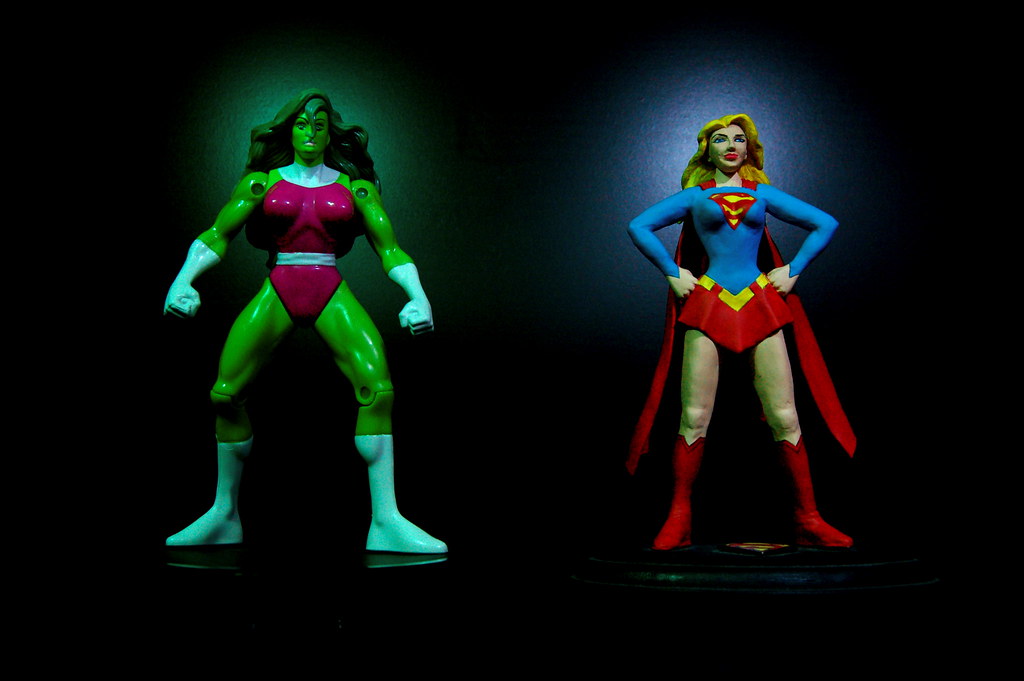 She-Hulk vs. Supergirl (22/365)