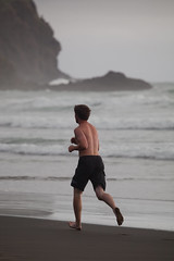 Running on beach #2