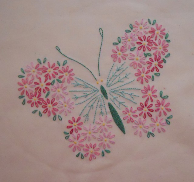 Butterfly Embroidery A Gallery On Flickr