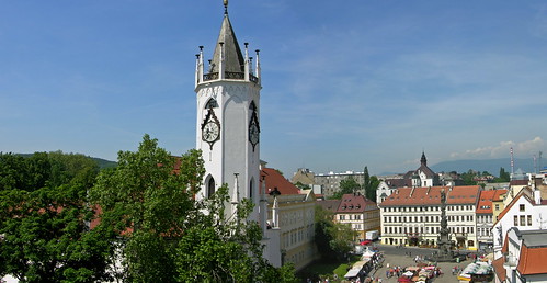 panorama town czech bad stadt spa kurort teplice schönau teplitz