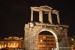 The arch by night