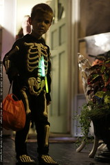 skeleton marcus concludes his trick or treating 