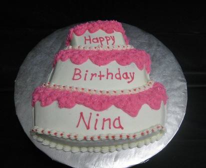 Nina's birthday cake 1 | Flickr - Photo Sharing!