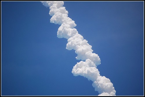 blue cloud white fun cool pretty florida space smoke nasa adventure atlantis shuttle rocket launch takeoff exhaust
