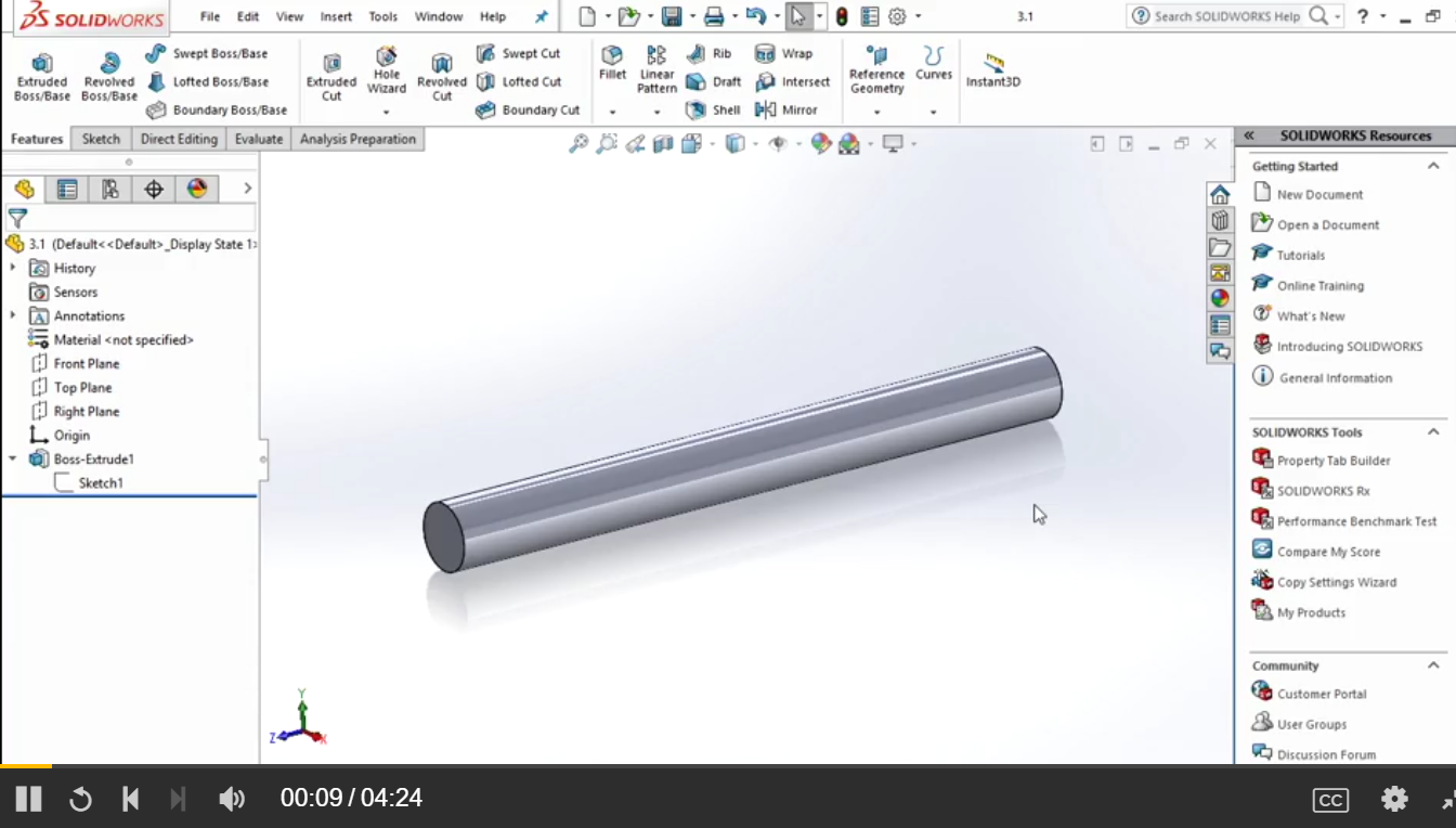 SOLIDWORKS SimulationXpress videos training dvd