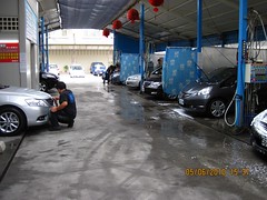 坊間常見的洗車店。圖片來源：10lj