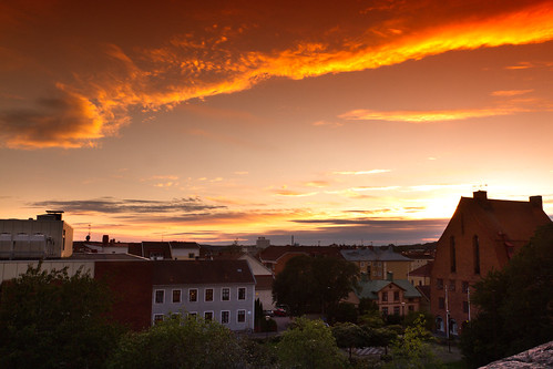 sunset sweden sommar nyköping sörmland solnedgång christianholmercom