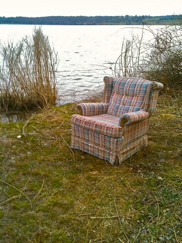 landscape chair furniture pennsylvania surreal pa armchair greenlane montgomerycounty illegaldumping greenlanereservoir