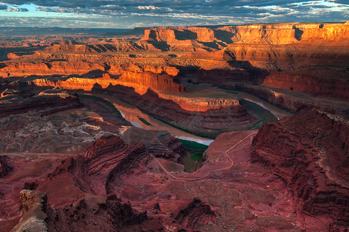 morning sunrise utah deadhorsepoint coloradoriver canyonlands allrightsreserved firstlight coloradocaptures ©2010mikeberenson